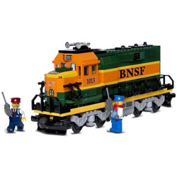 Lego 10133 North Burlington, USA Santa Fe Rail Transport Company Locomotive Head GP-38
