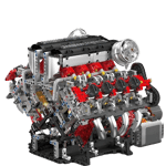 MouldKing 10130 F488 Supercar V8 Engine With Motor