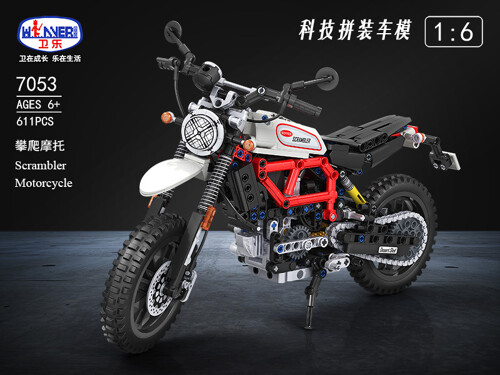 Winner / JEMLOU 7053 Technology Assembly Model: Climbing Moto 1:6