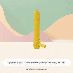 Cylinder 1 x 5 1/2 with Handle (Friction Cylinder) #87617 - 24-Yellow