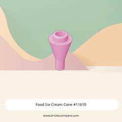 Food Ice Cream Cone #11610 - 222-Bright Pink