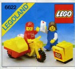 Lego 6622 Postman on a motorcycle