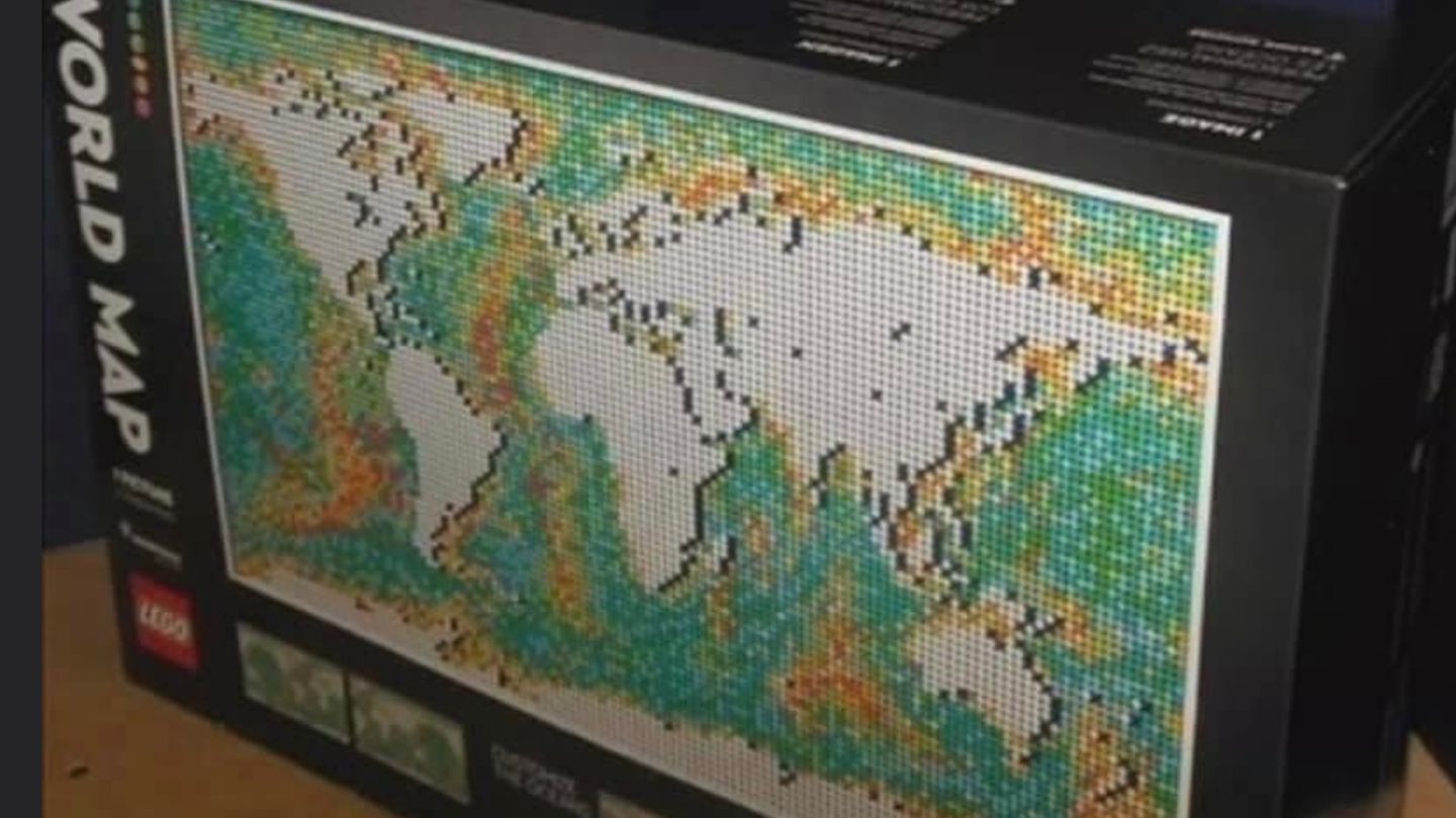Lego 31203 World map mosaic