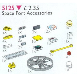 Lego 5125 Space Port Accessories (Launch Command Accessories)