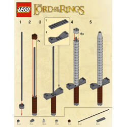 Lego LOTRSWORD Lord of the Rings: Sword