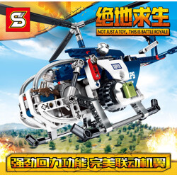 SY 7004 Jedi Survival: Eat Chicken Combat Helicopter Siuness