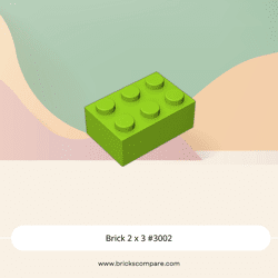 Brick 2 x 3 #3002 - 119-Lime