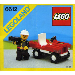 Lego 6612 Fire: Fire chief's car