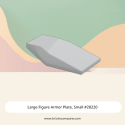 Large Figure Armor Plate, Small #28220 - 194-Light Bluish Gray
