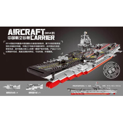 XINGBAO XB-06020 Chinese aircraft carrier Type 001A 1:525