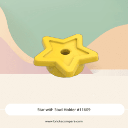 Star with Stud Holder #11609 - 24-Yellow