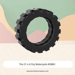 Tire 21 x 6 City Motorcycle #50861 - 26-Black