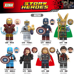 XINH X0259 8 Minifigures: Avengers League