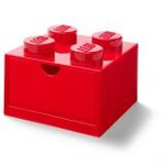 Lego 5005872 Lego 4 grid red desktop drawer