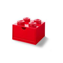 Lego 5005872 Lego 4 grid red desktop drawer