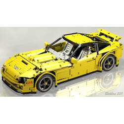 Rebrickable MOC-0033 Sunshine Corvette Supercars