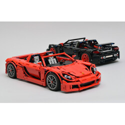 Rebrickable MOC-8579 Porsche Carrera GT - Red