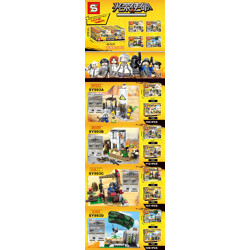 SY SY993B Glorious mission: 4 minifigure scenes