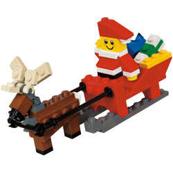 Lego 40010 Christmas Day: Santa Claus and Sleigh