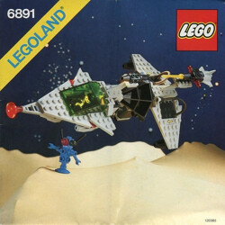 Lego 6891 Space: Gamma V Laser Vehicle