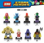 XINH 350 8 minifigures: Super Heroes