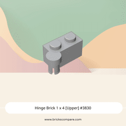 Hinge Brick 1 x 4 [Upper] #3830 - 194-Light Bluish Gray