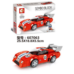 SEMBO 607063 Famous Car Mobilization: Ferrari BB512 Le Mans
