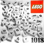 Lego 1018 Lowercase Letter Bricks