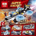 LEPIN 03109F Super Heroes Series: Sky MotherShip 6 in 1