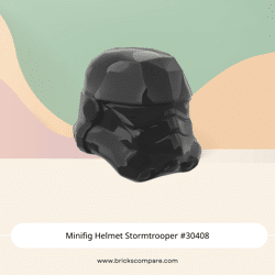 Minifig Helmet Stormtrooper #30408 - 26-Black