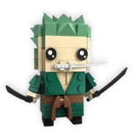 HSANHE 11001-5 One Piece Brickhead Roronoa Zoro