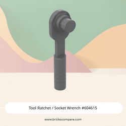 Tool Ratchet / Socket Wrench #604615 - 199-Dark Bluish Gray