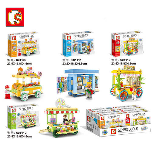SEMBO 601112 Moribo Street View Series Mini Selling Trolleys 4
