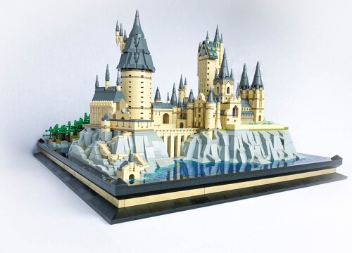 MOULD KING 22004 Hogwarts School of Witchcraft and Wizardry Castle Building  Blocks Toy Set 