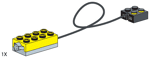 Lego 9888 9-Volt tactile sensor