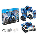 DoubleE / CADA C51049 Police robot Polly remote control building blocks