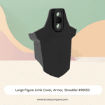 Large Figure Limb Cover, Armor, Shoulder #90650 - 26-Black