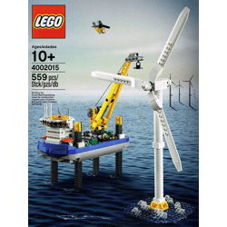 Lego 4002015 Offshore wind farm at Borkum Rock Plate, Germany 1