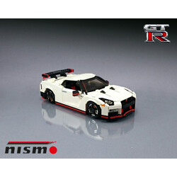 Rebrickable MOC-20518 Creative: 2017 Nissan GTR NISMO R35