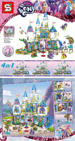 SY 1102 My Little Pony: Friendship Castle 4in1
