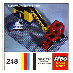 Lego 248-2 Factory with conveyor belt