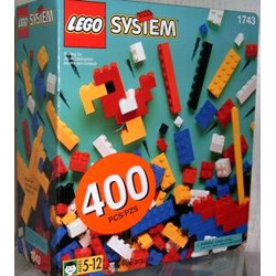 Lego 1743 Standard Bricks, 5 plus