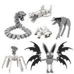 MOC-89047 Zoonomaly Turtle Snake Shark Spider Horse Bat