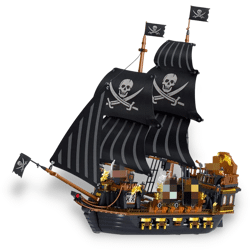 ZHEGAO 982005 Pirate Ship Black Hawk