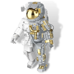 JAKI 9116 Gold Version Space Astronaut