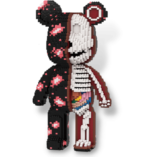 Mpin M6603 Half Bone Violent Bear Bearbrick