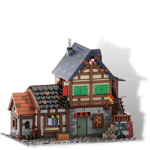 MOC-93518 Modular Medieval French House