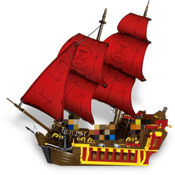 ZHEGAO 982006 Pirate Ship Mobidi