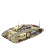 MOC-142273 Indiana Jones Mark VII Tank The Last Crusade Tank