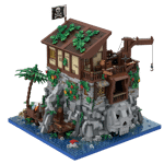 MOC-105796 Medieval Pirate Skull Island